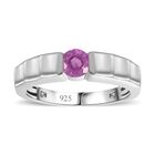 Ikakaka rosa Saphir Ring - 0,81 ct. image number 3