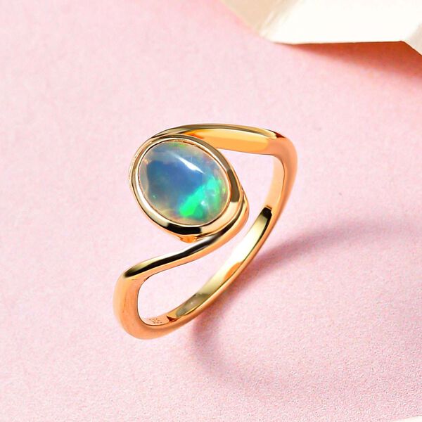 Natürlicher, äthiopischer Opal-Ring - 0,85 ct. image number 1