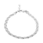 925 Silber rhodiniert Armband ca. 18 cm ca. 3,35g image number 0