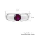 LUSTRO STELLA roter Zirkonia-Ring -  1,53 ct. image number 5