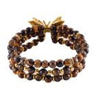 Flexibles Tigerauge-Armband - 160 ct. image number 3