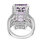 Rose De France Amethyst, Rhodolith Granat und Zirkon-Ring - 14,18 ct. image number 5