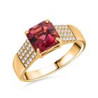 ILIANA AAA Rubellit und SI Diamant Ring in 750 Gold - 2,10 ct. image number 0