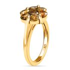 AA natürlicher, goldener Tansanit-Ring - 1,91 ct. image number 4