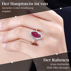 Afrikanischer Rubin und Diamant-Ring - 4,20 ct. image number 2