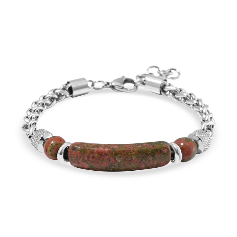 Unakite Armband, 18 cm - 25 ct. image number 0