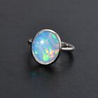 AAAA Natürlicher, äthiopischer Welo Opal Ring in 950 Platin - 5,27 ct. image number 9