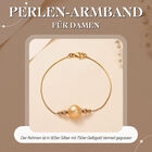 AA goldenes Südseeperlen-Armband, 20 cm image number 1