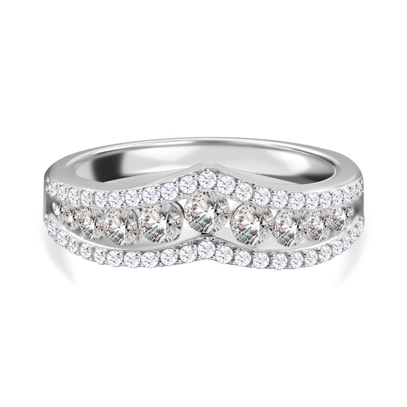 LUSTRO STELLA Zirkonia Ring in rhodiniertem Silber- 2,11 ct. image number 0