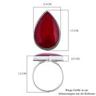 Rote Koralle Ring 925 Silber (Größe 16.00) ca. 6,00 ct image number 5