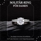 SGL zertifizierter VS EF Labor Diamant Ring in 950 Platin - 2 ct. image number 1