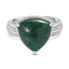 Grüner Aventurin Ring Edelstahl (Größe 17.00) ca. 6,13 ct image number 0