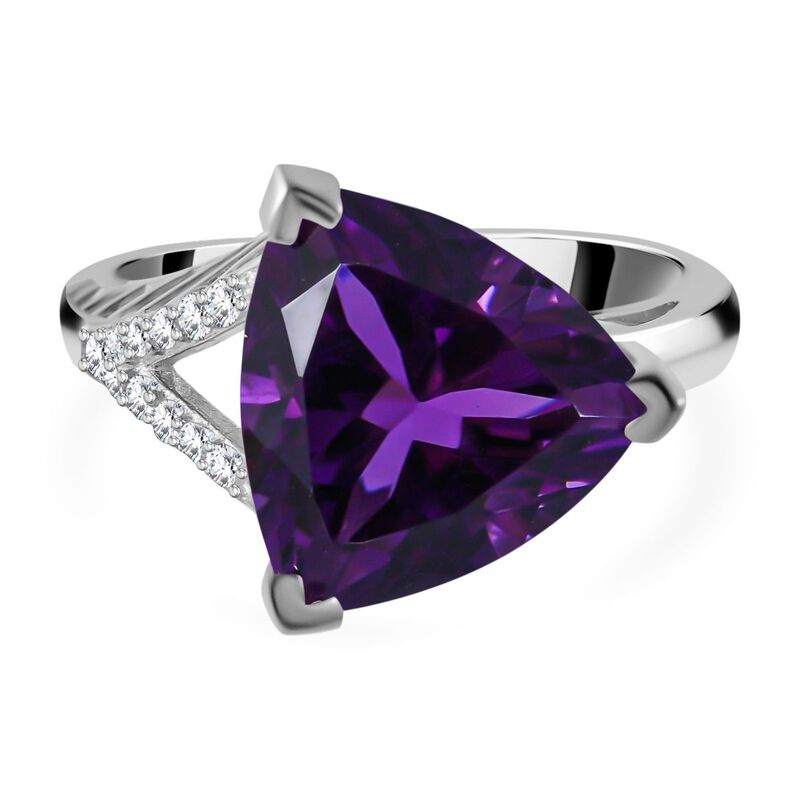 Lusaka Amethyst und Zirkon Ring - 5,49 ct. image number 0