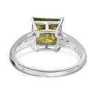 Peridot kubischer Zirkonia-Ring - 4,55 ct. image number 5