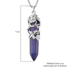 Lapislazuli Schmuckset Messing und Edelstahl ca. 55.00 ct image number 4