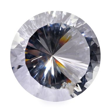 The 5th Season - Kristallglas-Diamant, 8x5.5cm, Weiß