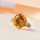 Citrin und Zirkon Ring - 8,38 ct. image number 1