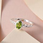 Peridot Ring 925 Silber (Größe 17.00) ca. 0,85 ct image number 1