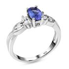 Tansanit und Zirkon Ring - 0,89 ct. image number 3