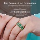 Kagem sambischer Smaragd und Zirkon-Ring - 1,52 ct. image number 2