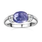 Tansanit und Zirkon Ring - 2,50 ct. image number 3