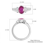 Ilakaka rosa Saphir und Zirkon-Ring - 1,84 ct. image number 6