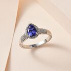 AA Tansanit und Zirkon Ring - 1.34 ct. image number 1