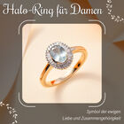 AAA Alexandrit und Diamant Ring in 585 Gold - 1,01 ct. image number 1