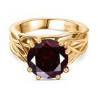 Roter Granat-Ring - 3,90 ct. image number 0