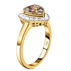 ILIANA AAA Turkizit und Diamant Ring in 750 Gelbgold - 2,33 ct. image number 6