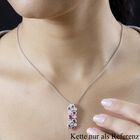 Afrikanischer Rubin und Moissanit-Anhänger - 1,62 ct. image number 2