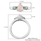 AA Natürlicher, äthiopischer Welo Opal und Kagem Sambischer Smaragd Ring, ca. 0,72 ct image number 7