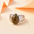 Unakite Ring Messing (Größe 16.00) ca. 6,78 ct image number 1