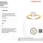 LUXORO IGI zertifizierter SI GH Labor-Diamant-Ring in 585 Gelbgold - 1 ct. image number 7