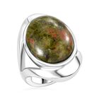 Unakite Ring - 18,01 ct. image number 3