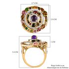 GP Celestial Dream Kollektion- Multi-Turmaline, afrikanischer Amethyst, Zirkon und blauer Saphir-Ring - 6,03 ct. image number 6