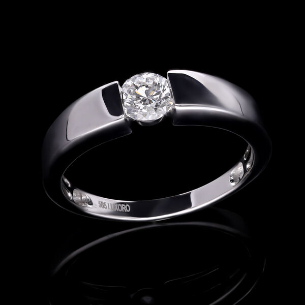 LUXORO IGI zertifizierter SI Labor Diamant Ring- 0,50 ct. image number 1