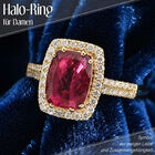 ILIANA AAA Rubellit und Diamant Ring in 750 Gelbgold - 2,30 ct. image number 1