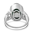 Grüner Aventurin Ring, 950 Kupfer, (Größe 19.00) ca. 6.53 ct image number 5