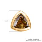 AA natürliche, goldene Tansanit-Ohrringe - 0,86 ct. image number 4