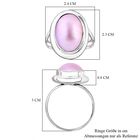 Royal Bali Kollektion- Rosa Mabe Perle Ring image number 5