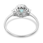 AAA Kagem sambischer Smaragd Ring, 925 Silber platiniert, ca. 0.96 ct image number 4