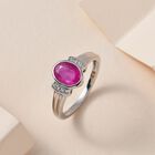 Ilakaka rosa Saphir und Zirkon-Ring - 1,84 ct. image number 1