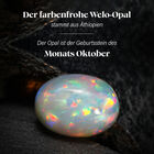 AAAA Natürlicher, äthiopischer Welo Opal Ring in 950 Platin - 5,27 ct. image number 3