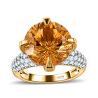 Citrin und Zirkon Ring - 8,38 ct. image number 3