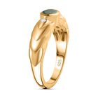 Kagem sambischer Smaragd und Zirkon Ring - 0,52 ct. image number 4