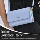 Crossbody-Tasche mit RFID-Schutz, Blau image number 1