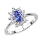 AA Tansanit und Zirkon Ring - 0,97 ct. image number 3