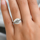 Diamant Ring 925 Silber platiniert  ca. 0,15 ct image number 2