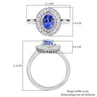 AA Tansanit und Diamant-Ring - 1,02 ct. image number 6